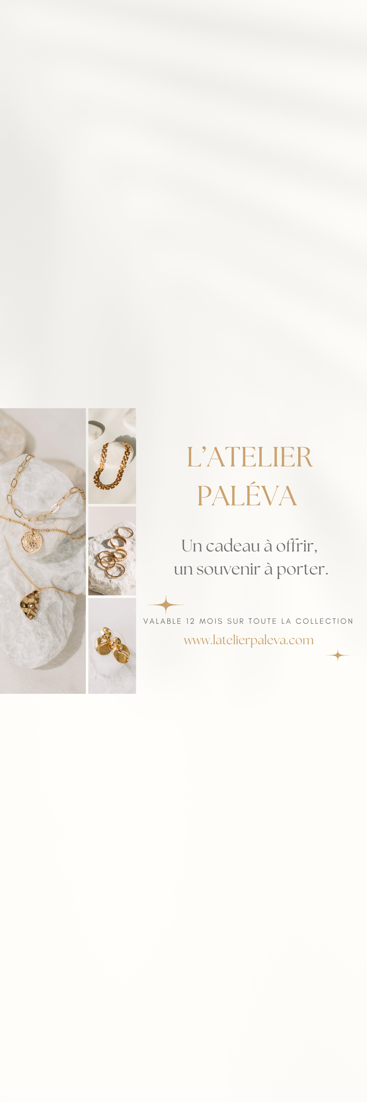Carte-cadeau L'Atelier Paléva